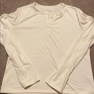 White long sleeve shirt